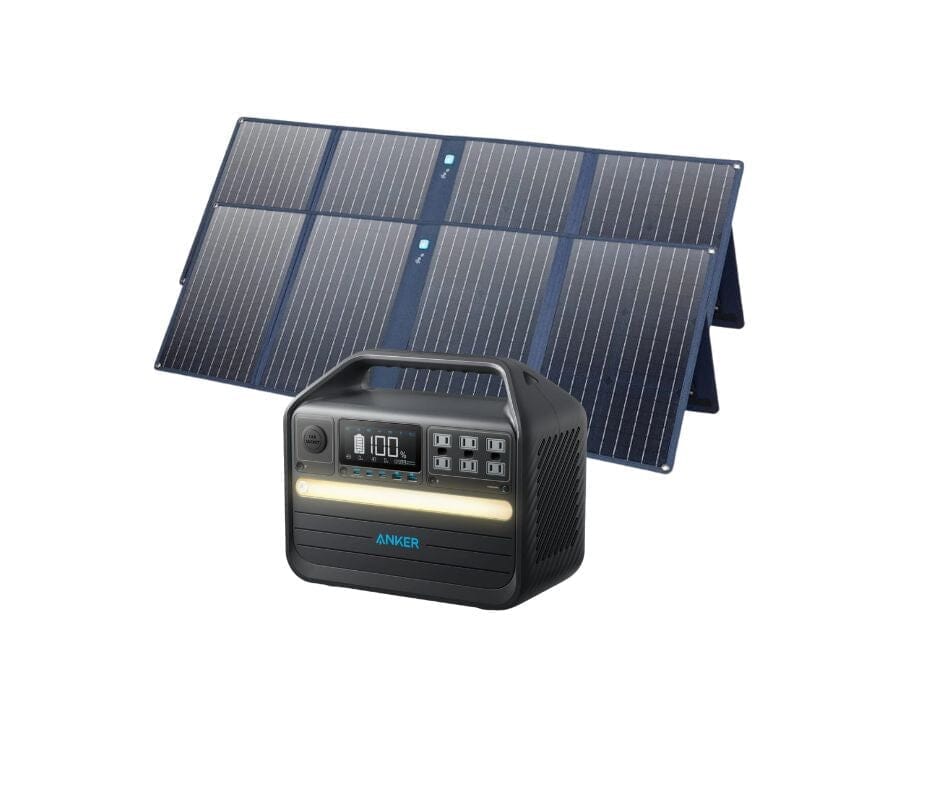 Anker 555 Portable power station + Anker 625 Solar panel 100W*2 Solar Energy Kits ANKER 