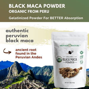 Black Maca Powder Vitamins & Supplements Mother Nature Organics 