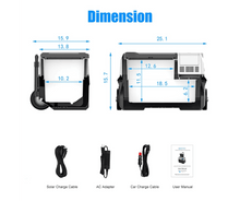 Load image into Gallery viewer, Acopower Portable Refrigerator Acopower LiONCooler Pro Portable Solar Fridge Freezer, 32 Quarts - With Battery