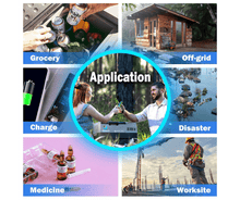 Load image into Gallery viewer, Acopower Solar Cooler Acopower LionCooler Pro Portable Solar Fridge Freezer, 42 Quarts - With Battery