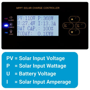 Aims Power 100 AMP MPPT Solar Charge Controller Battery Charge Controllers AIMS Power 