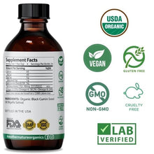 Load image into Gallery viewer, Black Seed Oil Vitamins &amp; Supplements Mother Nature Organics 