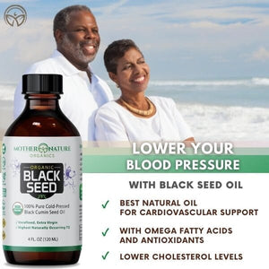 Black Seed Oil Vitamins & Supplements Mother Nature Organics 