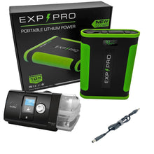Load image into Gallery viewer, EXP PRO EXP48PRO ResMed AirSense 10/AirCurve 10/AirStart 10 DC Power Cord EXP48PRO APEX Battery (CPAP DC Cord Included)