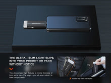 Load image into Gallery viewer, Fenix Store Keychain Flashlight Fenix E-SPARK Ultra-Thin Powerbank LED Flashlight