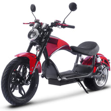 Load image into Gallery viewer, 60V 2.5 kW Lithium Chopper Cruiser Bike cycle Full Battery Red 