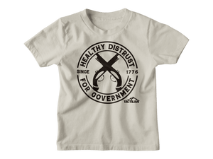 Healthy Distrust for Government 1776 Unisex T-shirt Shirts & Tops Tactilian 
