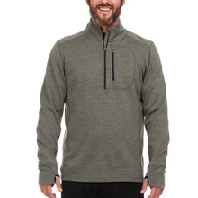 Load image into Gallery viewer, Expedition - Men&#39;s Wool 1/4 Zip Wilderness Tops Minus33 Merino Wool Clothing Granite Green S 