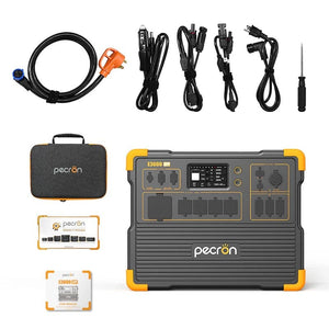 PECRON E3600LFP Solar Generator Kit 3600W 3072Wh generator kit Pecron 