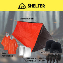 Load image into Gallery viewer, Premium 2 Person 5 Day Solar Survival Bug Out Bag Backpack Bug Out Bag Denver Survival 