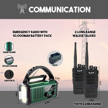 Load image into Gallery viewer, Premium 2 Person 5 Day Solar Survival Bug Out Bag Backpack Bug Out Bag Denver Survival 