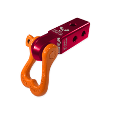 Load image into Gallery viewer, Moose Knuckle XL 3/4 Shackle and Mohawk 2.0 Receiver Combo Recovery Gear Forward Notion, LLC Red Rum / Obscene Orange 