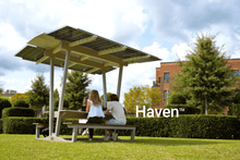 Load image into Gallery viewer, Spotlight Solar Solar Bench Spotlight Solar Haven Solar Shelter