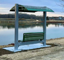 Load image into Gallery viewer, Sun Charge Systems Solar Charging Bench Sun Charge Systems Northport Canopy Charging Bench