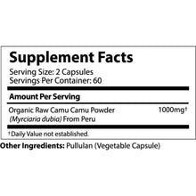 Load image into Gallery viewer, Camu Camu Capsules Vitamins &amp; Supplements Mother Nature Organics 