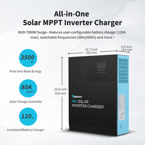 RENOGY 48V 3500W Solar Inverter Charger Power Inverter Charger Renogy 
