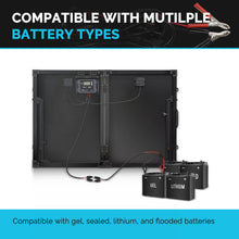 Load image into Gallery viewer, RENOGY 100 Watt 12 Volt Monocrystalline Foldable Solar Suitcase with Voyager Foldable Solar Panel Renogy 