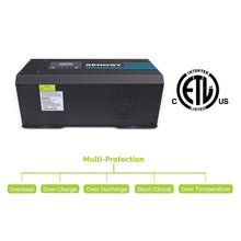 Load image into Gallery viewer, RENOGY 3000W 12V Pure Sine Wave Inverter Charger w/ LCD Display Power Inverter Renogy 