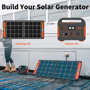 JACKERY Solar Generator 500 (Jackery 500 + SolarSaga 100W) Solar Kits Jackery 