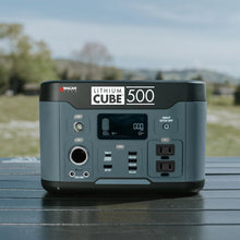 Load image into Gallery viewer, Wagan Tech Lithium Cube 500 Portable Power Station Portable Solar Generator Wagan Tech 