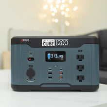 Load image into Gallery viewer, Wagan Tech Lithium Cube 1200 Portable Power Station Portable Solar Generator Wagan 