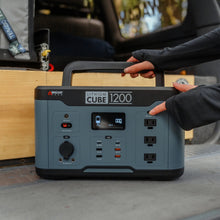 Load image into Gallery viewer, Wagan Tech Lithium Cube 1200 Portable Power Station Portable Solar Generator Wagan 