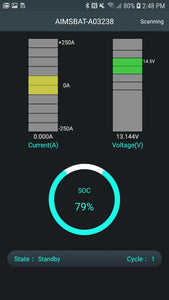 AIMS Power Lithium Battery 12V 200Ah LiFePO4 Lithium Iron Phosphate with Bluetooth Monitoring Batteries AIMS Power 