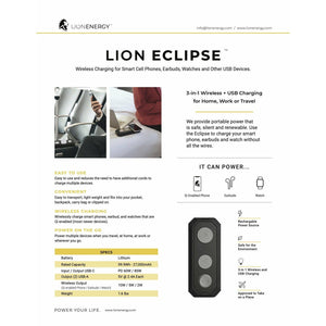 Lion Energy Eclipse Portable Charging Station Lion Energy 