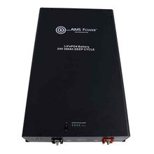 Load image into Gallery viewer, AIMS Power Off Grid / Back Up 6000 Watt Pure Sine Inverter Charger 120V &amp; 24V Lithium Battery Kit Emergency Preparedness AIMS Power 