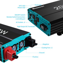Load image into Gallery viewer, RENOGY 2000W 12V Pure Sine Wave Inverter Power Inverter Renogy 