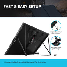 Load image into Gallery viewer, RENOGY 200 Watt 12 Volt Monocrystalline Foldable Solar Suitcase Portable Solar Panel Renogy 