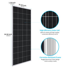 Load image into Gallery viewer, RENOGY 200 Watt 12 Volt Monocrystalline Solar Panel Rigid Solar Panel Renogy 
