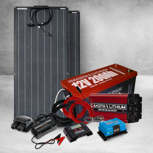 Dakota Lithium 12V 200Ah Off-Grid Solar Power System Solar Energy Kits Dakota Lithium 