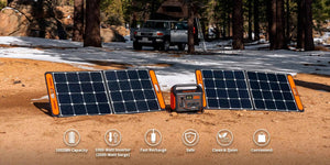 Jackery Solar Generator 1000 (Jackery 1000 + 2 x SolarSaga 100W) Solar Energy Kits Jackery 