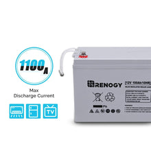 Load image into Gallery viewer, Renogy Deep Cycle AGM Battery 12 Volt 100Ah Batteries Renogy 