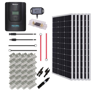 Renogy 600W 12V/24V Monocrystalline Solar Premium Kit w/Rover 60A Charger Controller Premium Solar Kit Renogy 