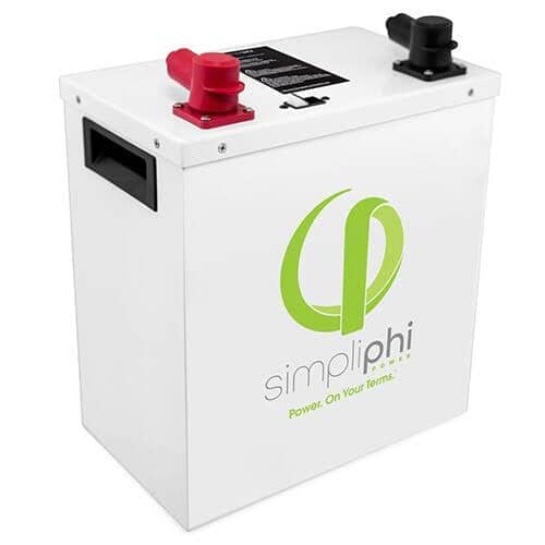 Simpliphi PHI 3.8 kWh Lithium Ferro Phosphate(LFP) Battery, 24V Batteries Simpliphi 