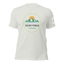 Load image into Gallery viewer, Solar Power Lifestyle Unisex t-shirt Solar Power Lifestyle Silver S 