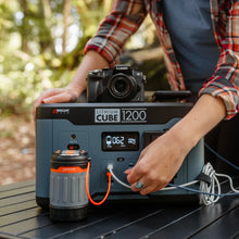 Load image into Gallery viewer, Wagan Portable Solar Generator Wagan Tech Lithium Cube 1200 Portable Power Station
