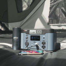 Load image into Gallery viewer, Wagan Tech Portable Solar Generator Wagan Tech Lithium Cube 500 Power Station