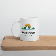 Load image into Gallery viewer, Solar Power Lifestyle White Glossy Mug Coffee Mug Solar Power Lifestyle 